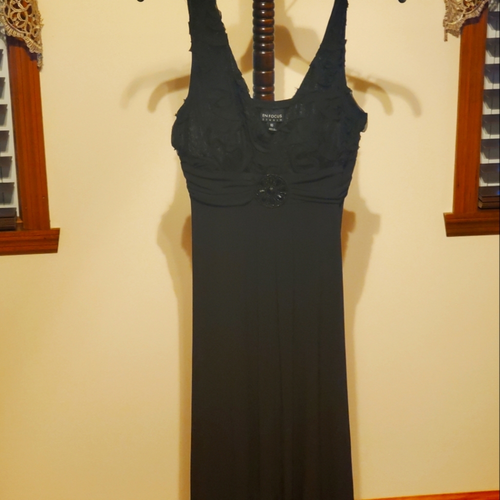 Cocktail Dress with Embellished Bodice